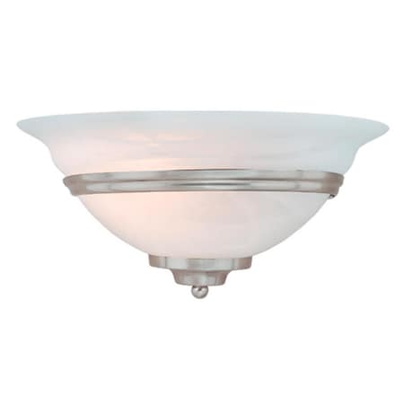 Perfecttwinkle Da Vinci 12 in. Wall Sconce - Brushed Nickel PE3274536